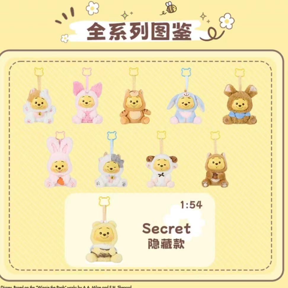 Disney Winnie the Pooh Collection Naughty team series blind box