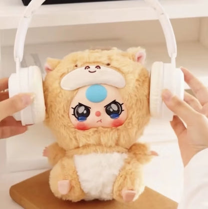 Baby Three Series Chinese Zodiac Plush Doll Blind Box, Doll Model Ornament Mystery Box, 12 Styles Plush Doll Kids Girl Xmas Gifts