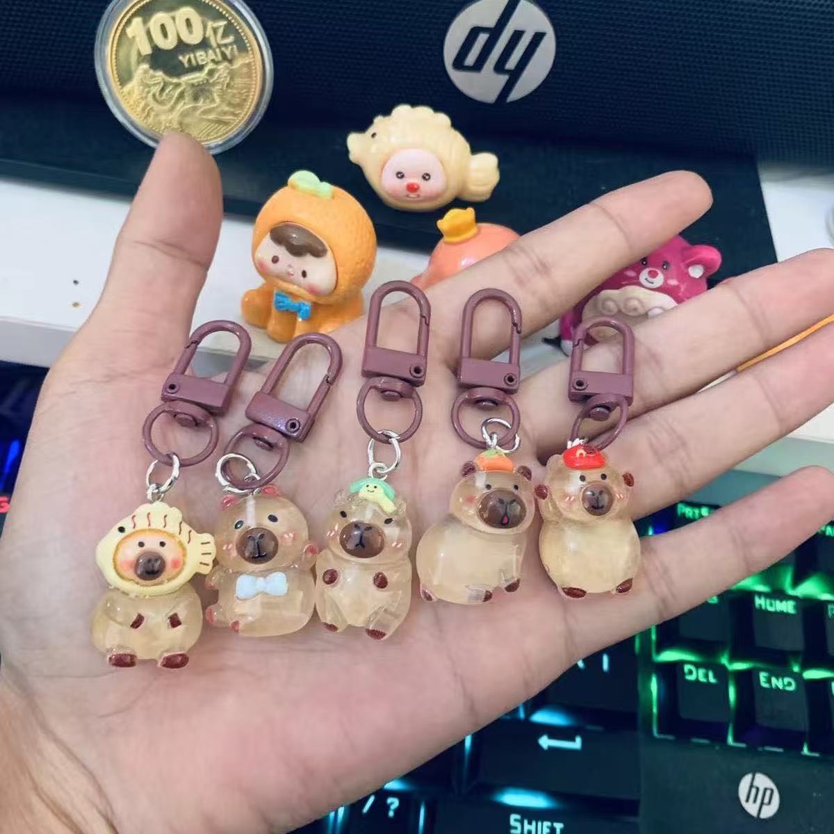 Small cartoon keychain(Choose the style in the live broadcast room)