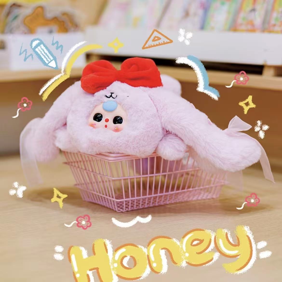 Baby three pencil case Plush