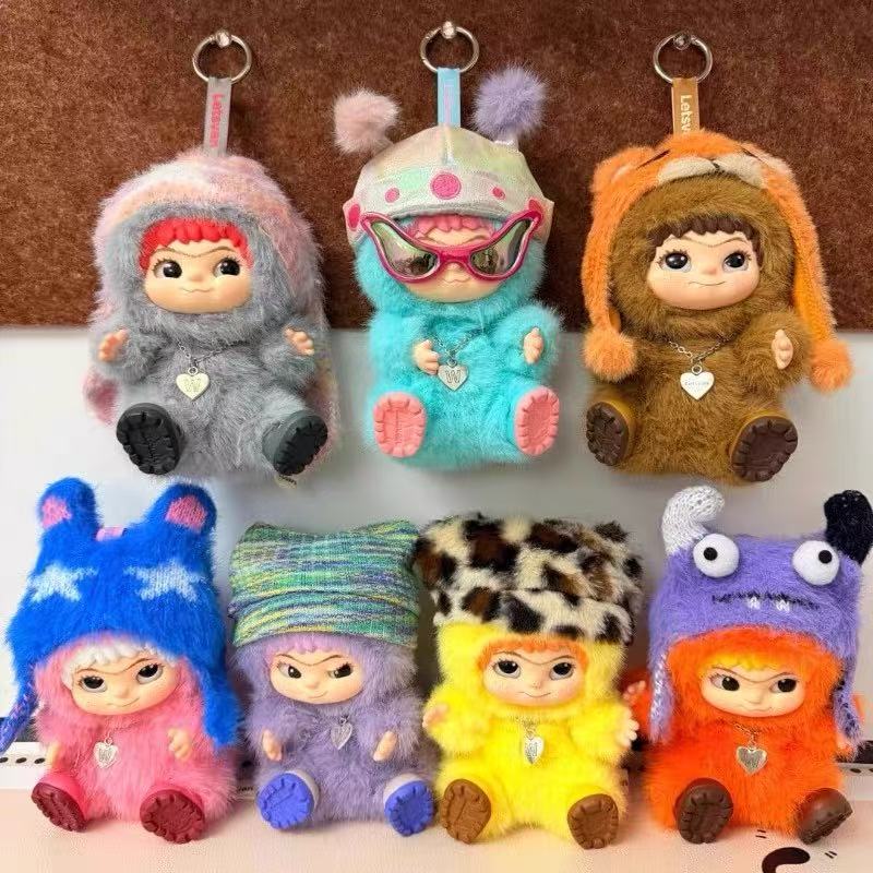 WAKUKU V1 Fuzzy Trendy Fun Party series blind box