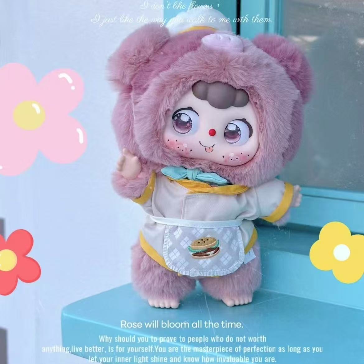 DOUBAO 400% Disappearing Hamburger series blind box