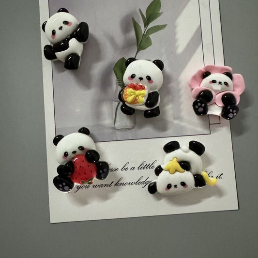 Panda refrigerator sticker