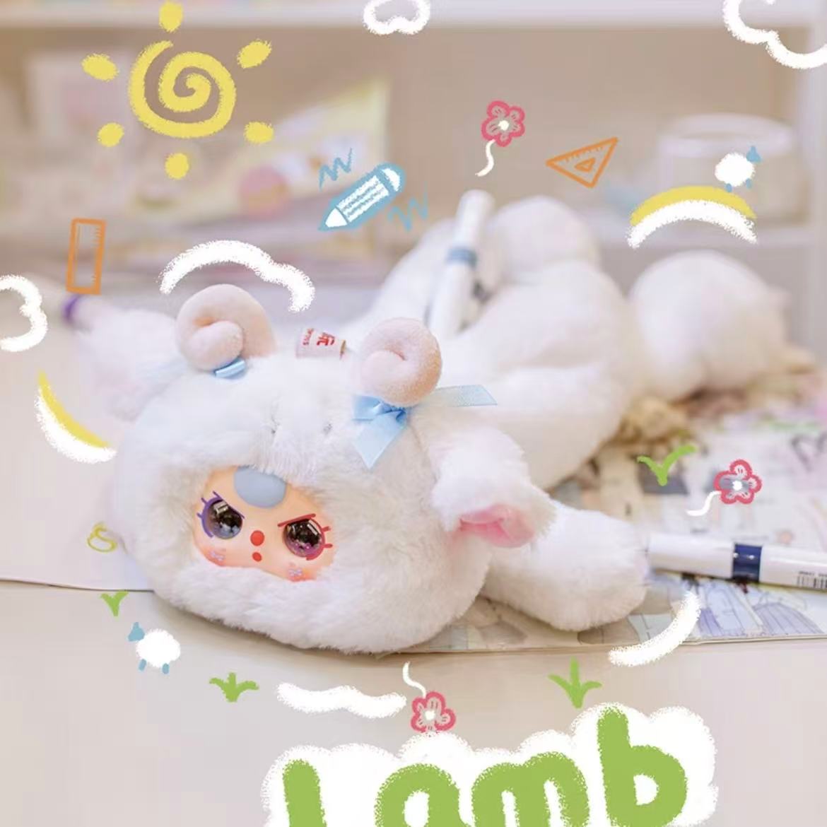 Baby three pencil case Plush