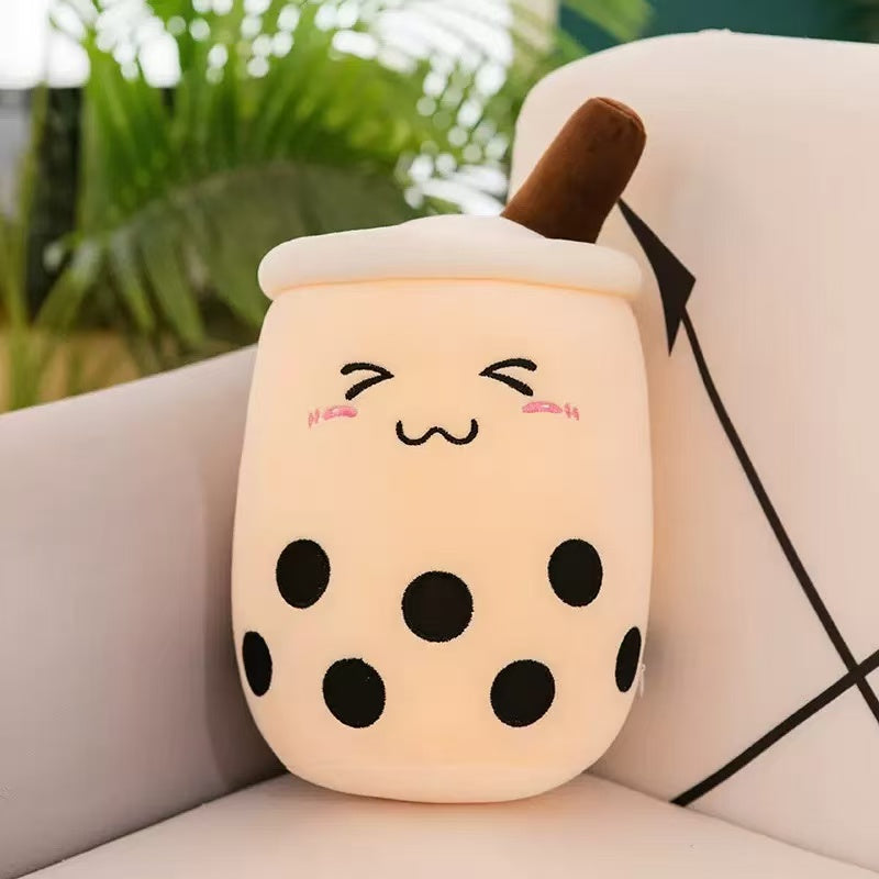 Milk tea cup pillow