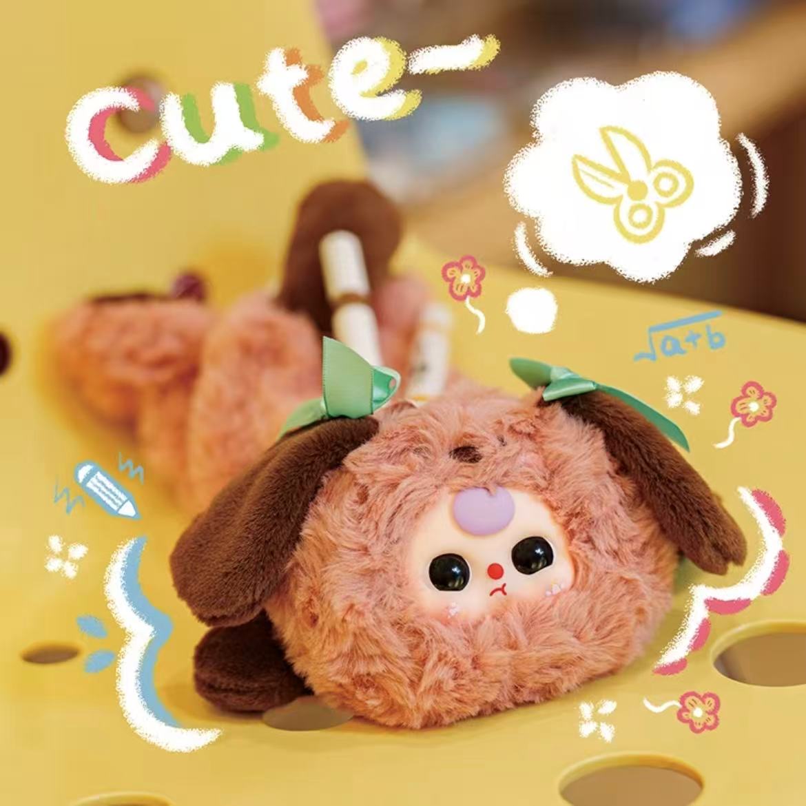 Baby three pencil case Plush