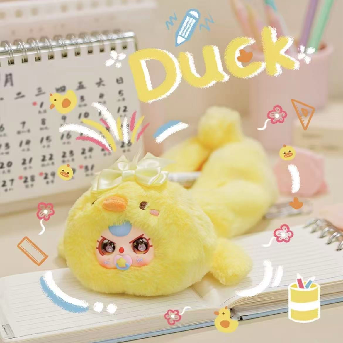 Baby three pencil case Plush