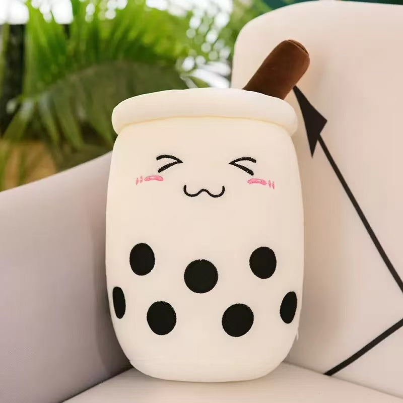 Milk tea cup pillow