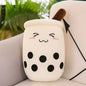 Milk tea cup pillow