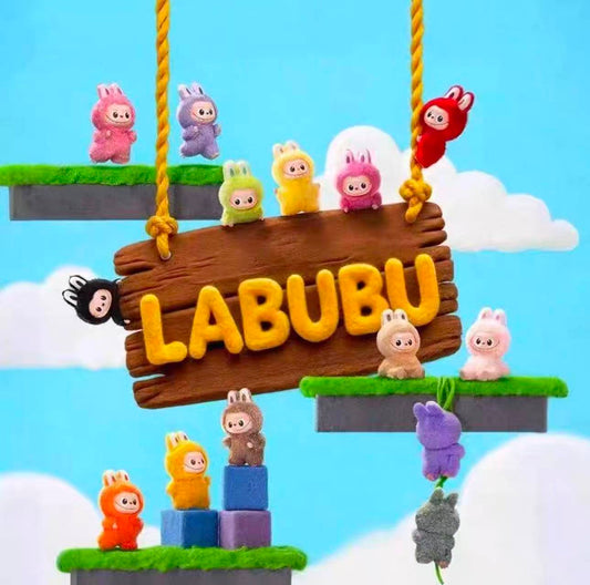 POP MART LABUBU V4 The Monsters Big into Energy Plush Dolls Figures Toys Blind Box